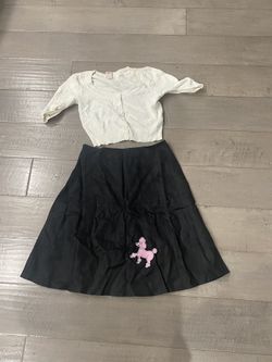 Womens 50’s Poodle Dress Outfit