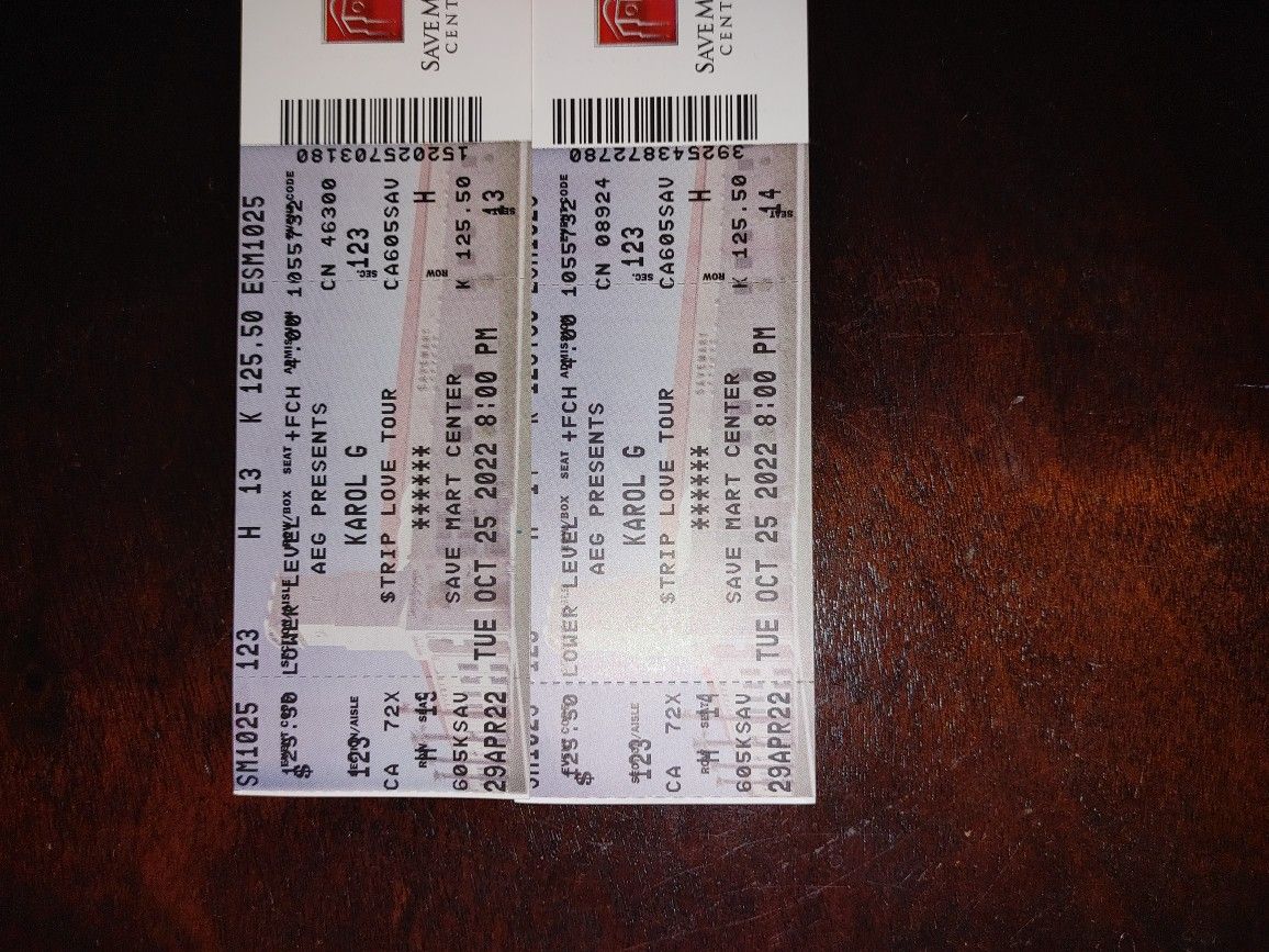Concert Tickets