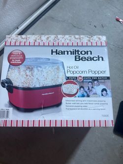Brand New in Box – Hamilton Beach Hot Oil Popcorn Popper (24 Cups)