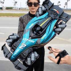4DRC Y2 Hand Controlled Gesture RC Car 2.4Ghz 4WD 360° Racing Car 2 Battery For Boys & Girls,Kids Toy,Children Christmas Gifts.