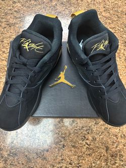 Jordan Flight Low-Top Sneakers Black Gold
