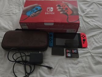 Nintendo switch with games