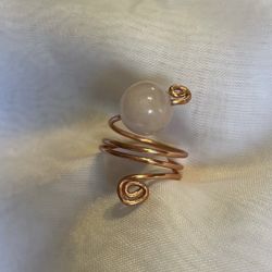 Hand Made - Pink Quartz Artesanal Ring