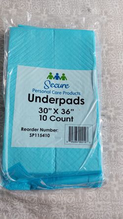 Underpads 30x36; $3 Per Pack; Available 15 Packs