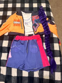 Kpop Rumi costume with braid