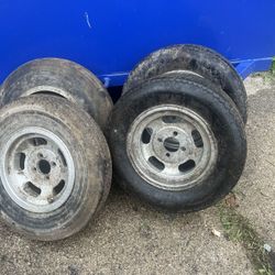 Aluminum Rims (off A Vega) 13" 4 Lug QTY 4