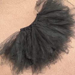 New Medium Black Short Tutu Festival Rave Skirt 