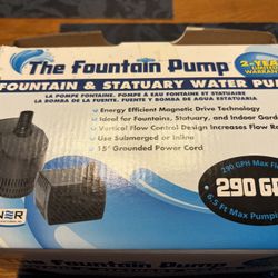 Fountain Pump- Never Used