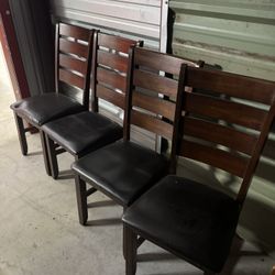 Set Of 4 Chairs & Table 