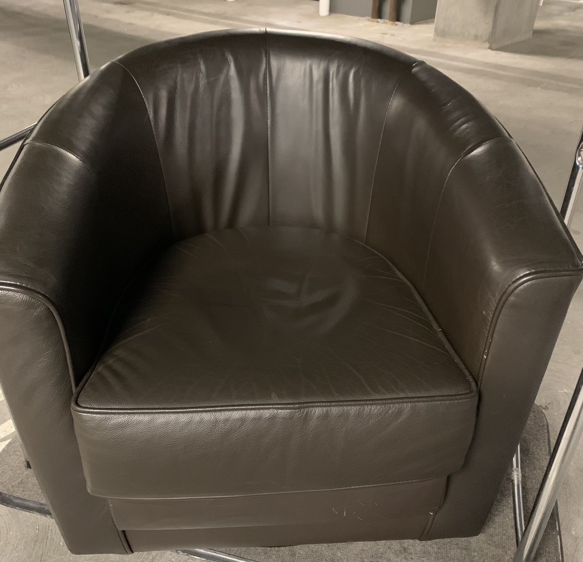 Leather Chair Swivel 