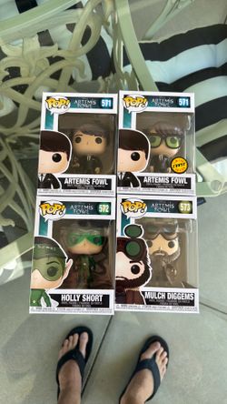 Funko Pop Disney Artemis Fowl complete Chase Set