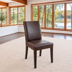 Leather Dining Chairs – Set of 8