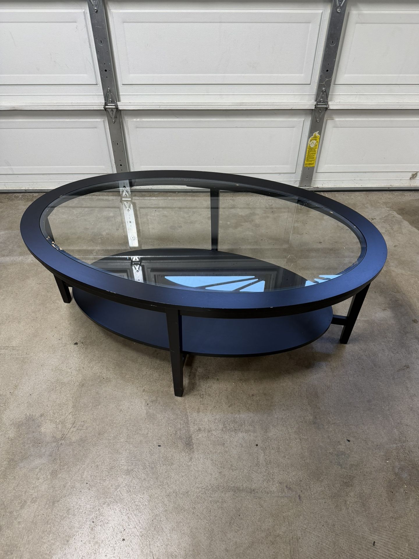 Wood Table With Glass Top 