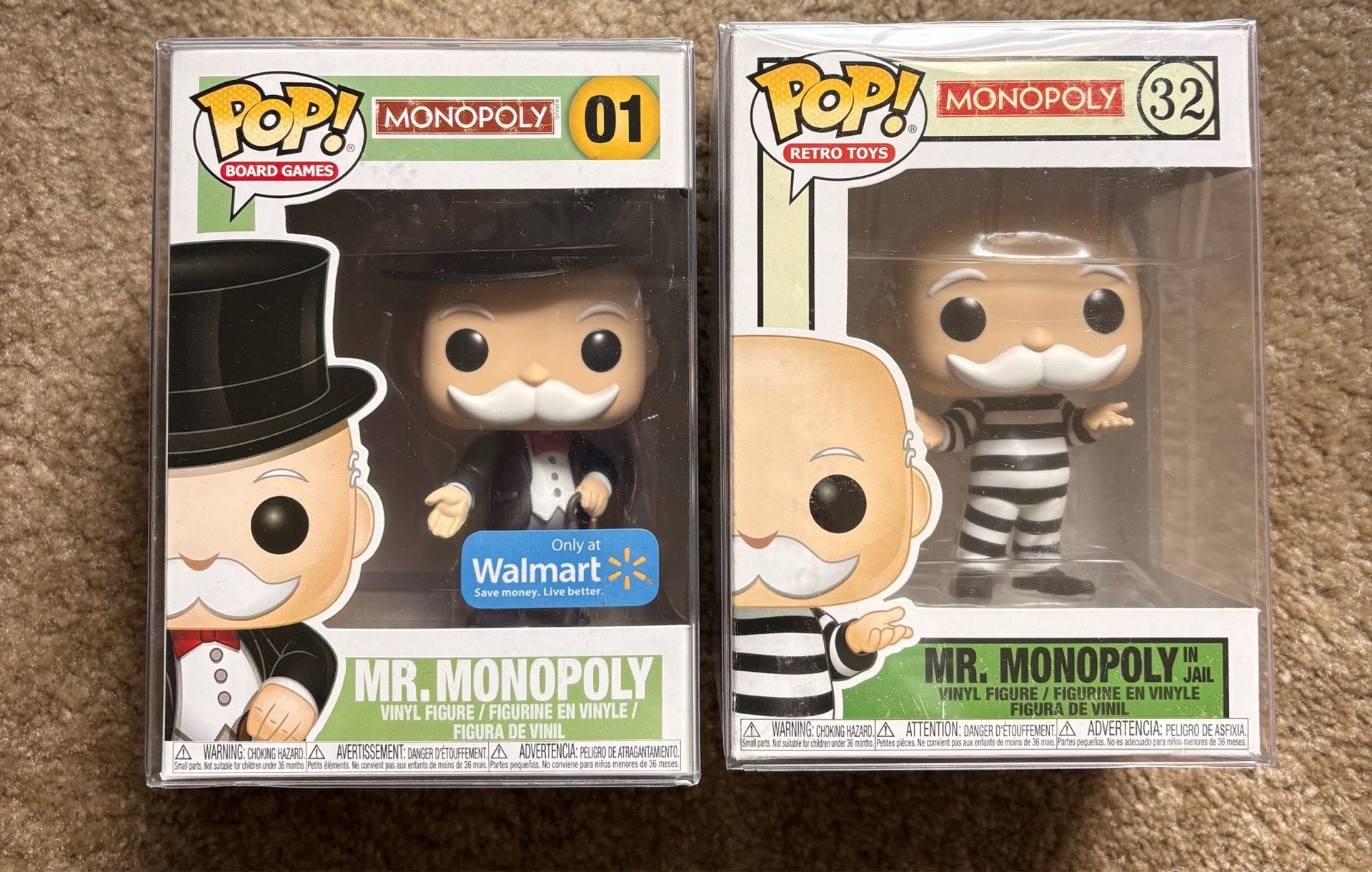 Mr. monopoly funko pops