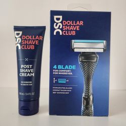 2 DSC Razor And Post Shave Cream 