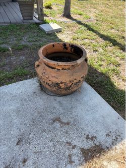 Clay planter