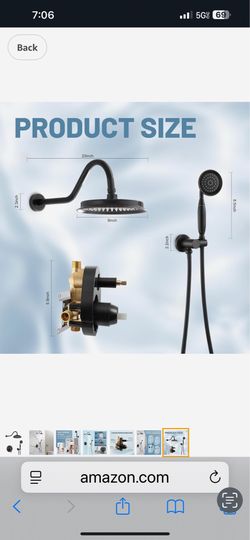 Shower Head Faucet Set,Oil Rubbed Bronze Vintage Wall Mount Shower Faucets Combo With Handheld Spray,Bathroom Rainfall YLF-3H $80