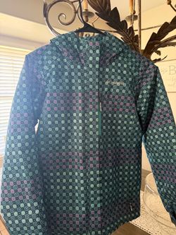 Columbia Hooded Zip-Up Jacket Floral Print