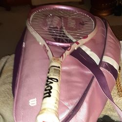 Wilson Hope Tennis Racket With Triple Tennis Bag