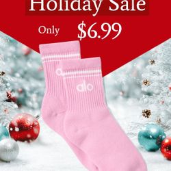 Alo Unisex Half Crew Sock