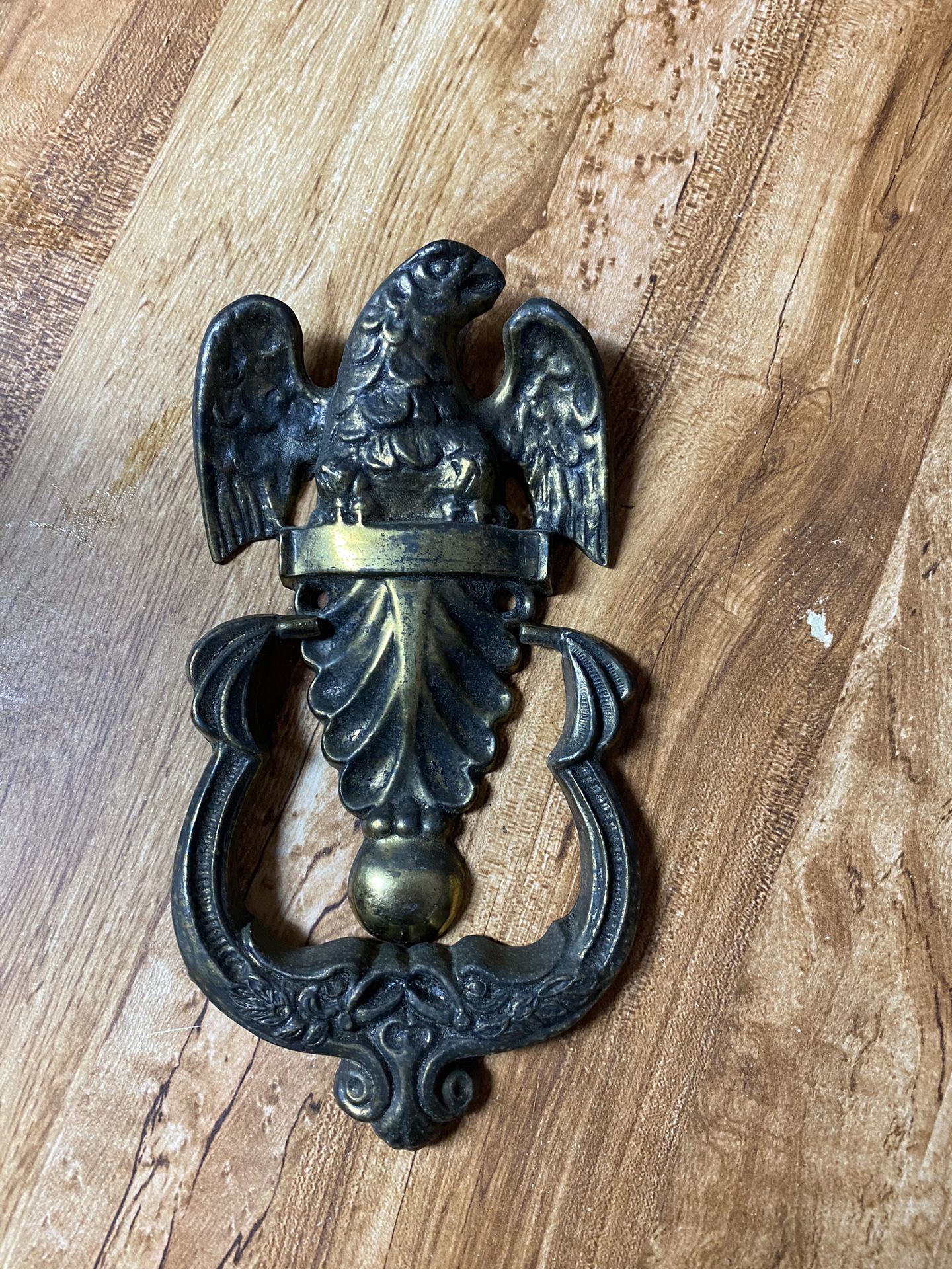 EMIG Traditional American Eagle Brass Door Knocker