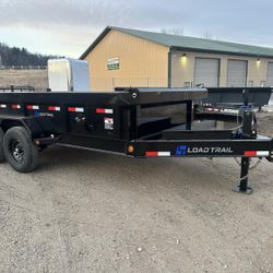 2025 Load Trail 83 X 14 Low Pro Dump Trailer With Tarp / Ramps