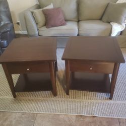 End Table's $35 Each With Capuchino Finish By Coaster Fine Furniture (Warm Springs And Green Valley)