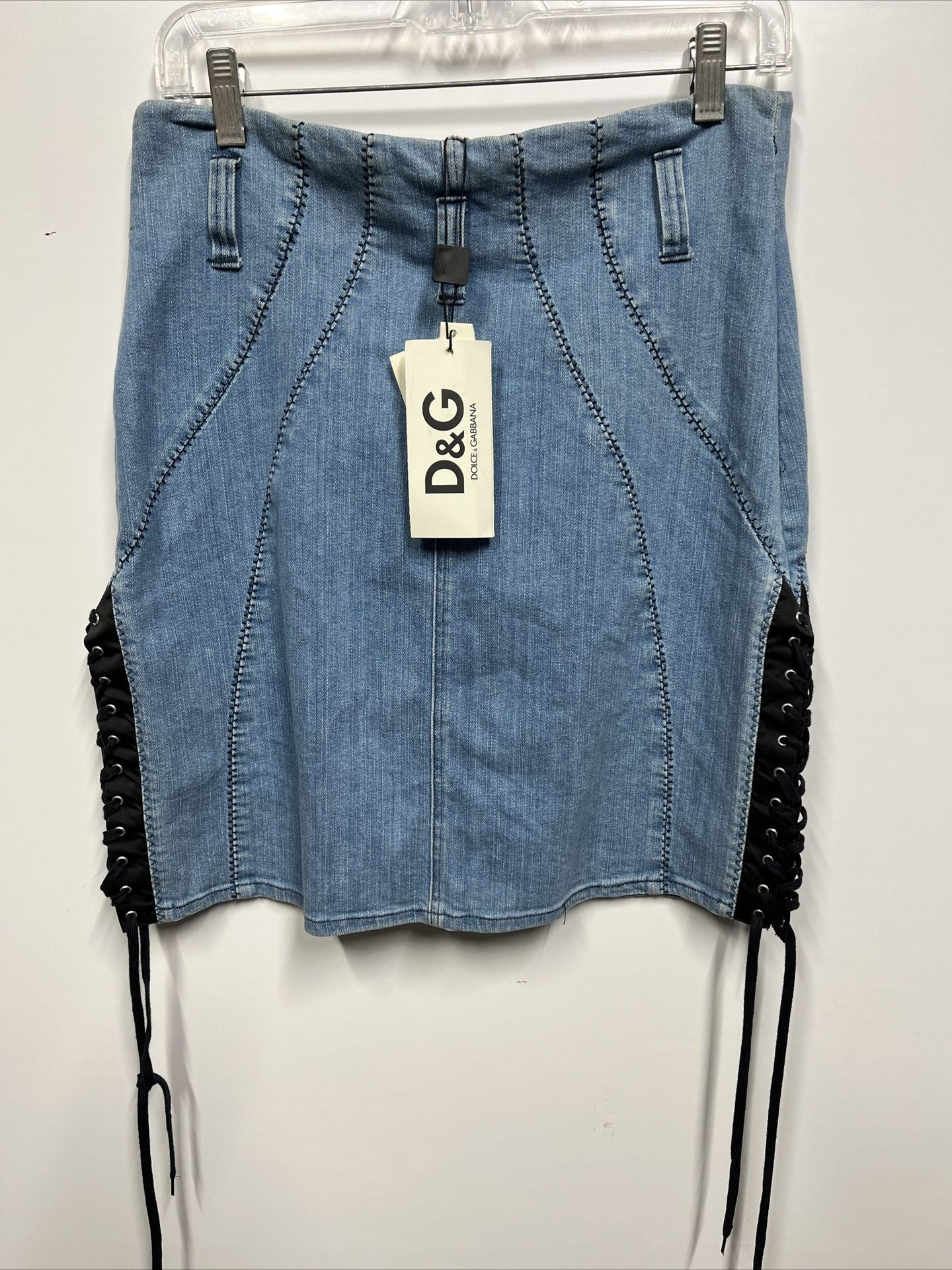 Dolce Gabanna Denim Skirt New