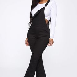 "Fashionnova" Out Of My Head Overalls (SIZE: XS)