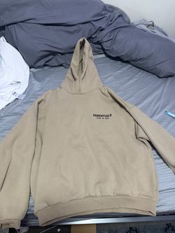 Fear of God Essentials Tan Pullover Hoodie