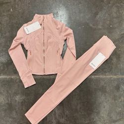 Pink and Gold Lululemon Set