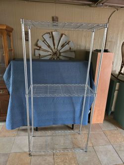 Chrome Metal Shelf