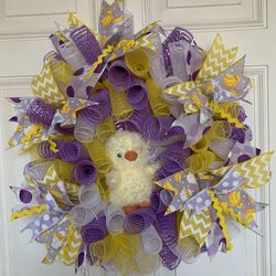 PRICE CUT Easter Door Wreath