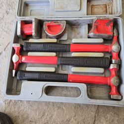 Heavy Duty Auto Body Hammer And Dolly Kit 6 Piece