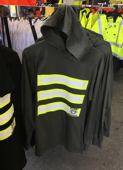 Hi viz Long sleeve with hood- military green