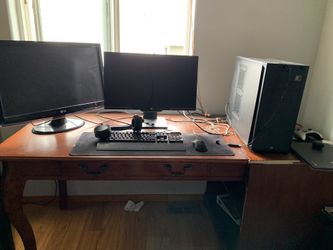 Desk and chair set
