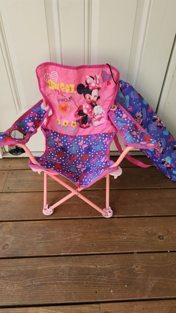 Toddler Minnie Mouse Camp Chair