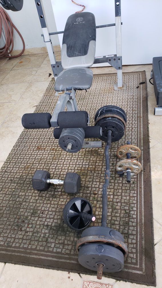 Home gym set
