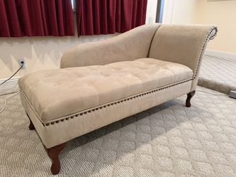 Beige Chaise Lounge