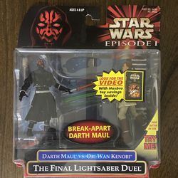 Star Wars 1999 Phantom Menace “The Final Lightsaber Duel” Pack