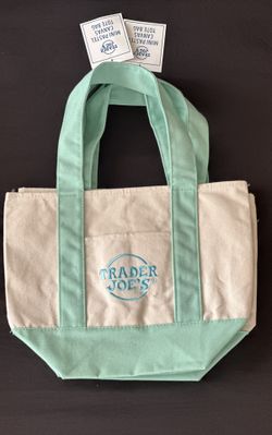 Trader Joe’s Tote Mini Pastel Canvas Tote
