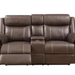 🆓 FREE BROWN SOFA 🛋️ Rathburn 72'' Upholstered Reclining Loveseat