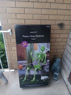 New In Box Holiday Home Green Pose in stay Skeleton