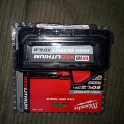 Milwaukee Red Lithium XC60  M18 Battery