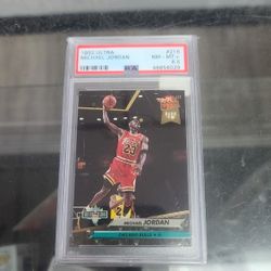 1992 fleer Ultra Michael  Jordan  PSA8.5