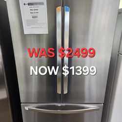 27 Cu. Ft. Smart Counter Depth Max French Door Refrigerator With Internal Water Dispenser