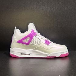 Jordan 4 White Hyper Violet Size 7 New