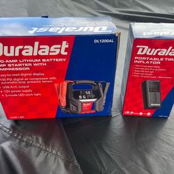 Duralast Jump Box and Duralast Air
