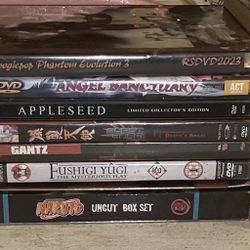 Anime DVDs And Mangas