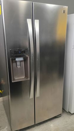 33"W Kenmore stainless refrigerator with warranty delivery available fee depends on address 🏠🛣️🚛